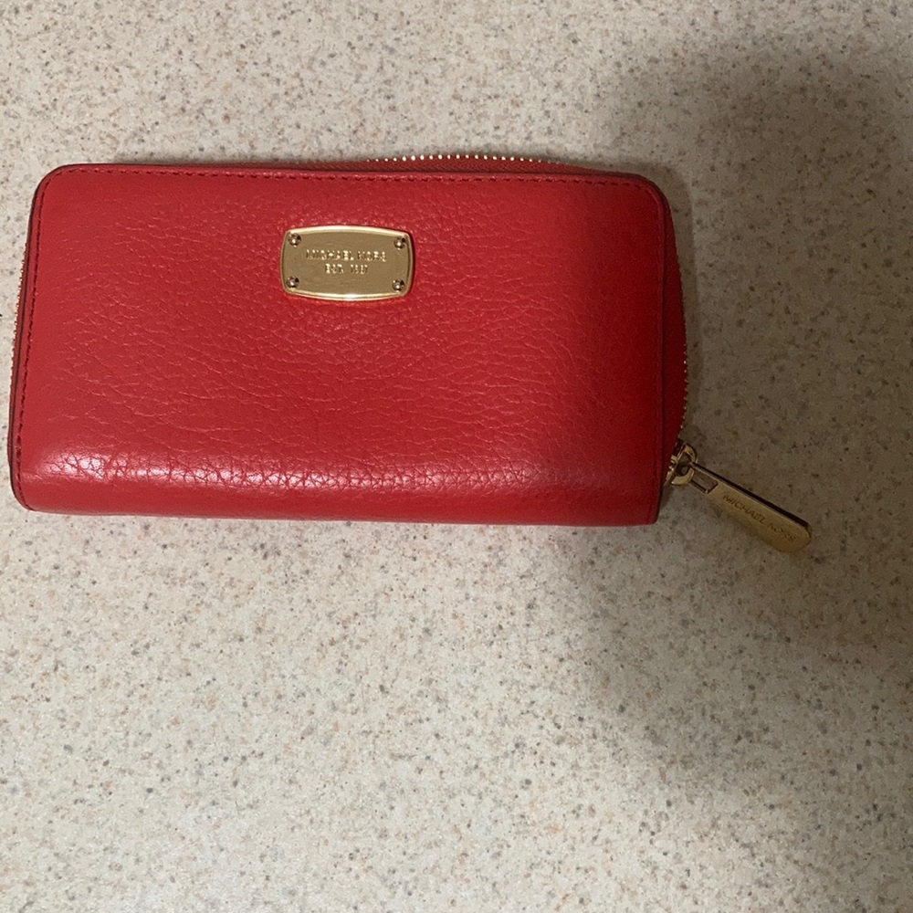 Red Michael Kors Wallet